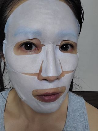 ODEAR ENDERMIC FILL-IN MASK 오데어 엔더믹 필인마스크 — 5점을 준 리뷰어가 2022년 4월 올린 사용 사진