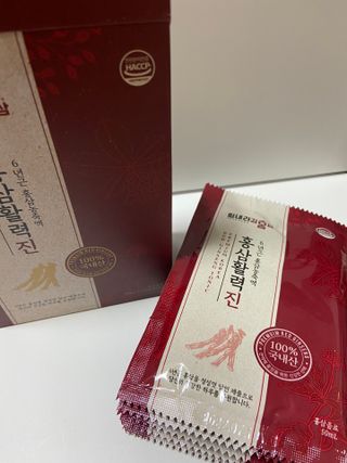 힘내라김홍삼 홍삼활력진 50ml x 5포 — 5점을 준 리뷰어가 2021년 3월 올린 사용 사진