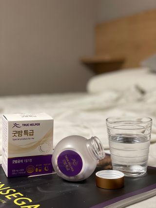 트루헬퍼 굿밤 특급 건강 보조제 수면 1박스 2개월분 — 5점을 준 리뷰어가 2023년 4월 올린 사용 사진