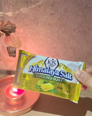마요라 히말라야 솔트 캔디 2종-페퍼민트 맛, 라임민트 맛 — 5점을 준 리뷰어가 2023년 1월 올린 사용 사진