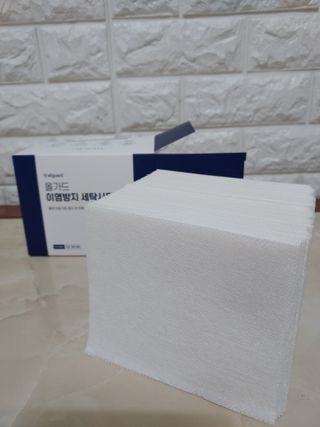 [올가드] 이염방지 세탁시트(100매입) 1BOX — 5점을 준 리뷰어가 2023년 2월 올린 사용 사진