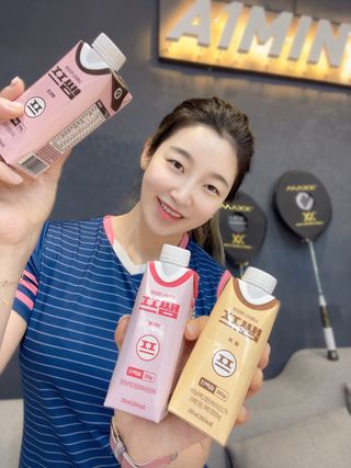 파워풀엑스 [프쌤] 더 맛있고 강력해진 고단백 음료 3종 (초코맛,딸기맛,커피맛) — 5점을 준 리뷰어가 2023년 1월 올린 사용 사진