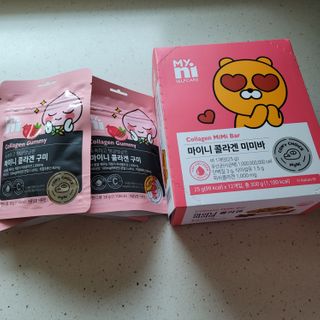 일동제약 마이니 마이니 늘씬날씬 콜라겐 세트 — 5점을 준 리뷰어가 2021년 3월 올린 사용 사진