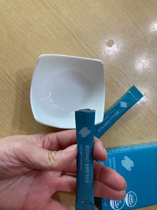 클린24시간 슬림앤유산균 1박스 (3.5g X 15포) — 4.5점을 준 리뷰어가 2023년 1월 올린 사용 사진