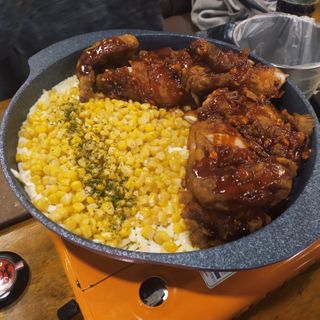 [오늘통닭 수유본점] 콘치즈닭 — 4.5점을 준 리뷰어가 2021년 1월 올린 사용 사진