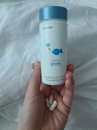 파파비오랩 승무원 콜라겐 콜라겐바다 — 5점을 준 리뷰어가 2021년 1월 올린 사용 사진