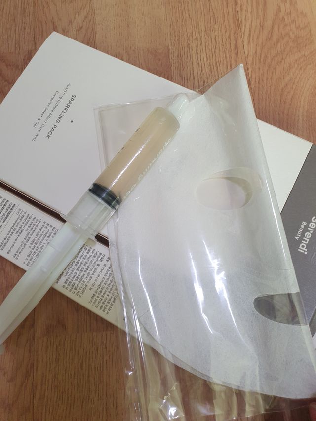 스파클링팩 리뷰 사진