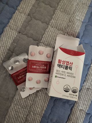 [리노브] 4세대 활성엽산 액티폴릭 270mg x 30정 — 5점을 준 리뷰어가 2022년 9월 올린 사용 사진