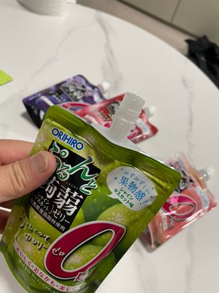 ORIHIRO 오리히로 곤약젤리 제로칼로리 130g 4종 4팩(맛별로 1팩씩) — 5점을 준 리뷰어가 2022년 12월 올린 사용 사진