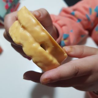 롯데제과 쌀로별 뻥쿠아즈 — 5점을 준 리뷰어가 2021년 4월 올린 사용 사진