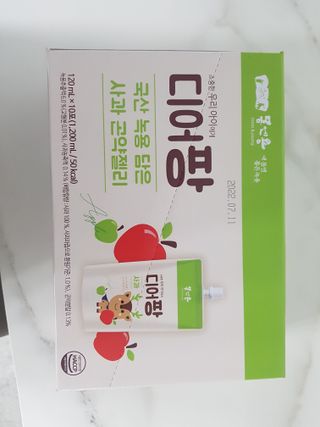 [몸엔용] 우리 아이 건강간식, 달콤한 녹용곤약젤리 디어팡 4종 — 5점을 준 리뷰어가 2021년 8월 올린 사용 사진