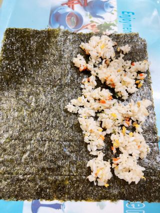 해풀잎 누구나 김밥*1ea [(혼합야채 35g *1ea,  김밥김 (5g, 5ea),  양념간장 (6g, 5ea), 참기름(5g, 2ea)] — 5점을 준 리뷰어가 2022년 5월 올린 사용 사진