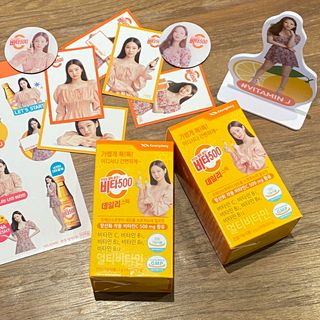 광동생활건강 [제니에디션] 비타500데일리스틱 gift set 60포+제니굿즈 3종+쇼핑백 — 5점을 준 리뷰어가 2021년 11월 올린 사용 사진