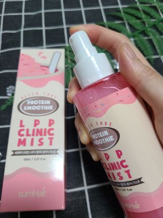 썸헤어 / SUMHAIR [썸헤어] 프로틴 스무디 클리닉 미스트 150ml — 5점을 준 리뷰어가 2021년 7월 올린 사용 사진