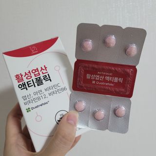 [리노브] 4세대 활성엽산 액티폴릭 270mg x 30정 — 5점을 준 리뷰어가 2022년 9월 올린 사용 사진