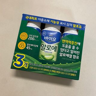 LIVE 매일바이오 알로에 드링킹 요거트 — 5점을 준 리뷰어가 2022년 4월 올린 사용 사진