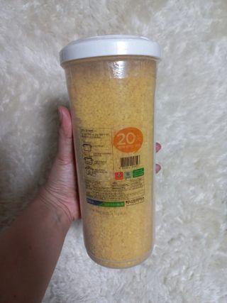 하나로라이스 기능성쌀 5종 1kg  환경을 생각한 다회용 용기 사용 — 3점을 준 리뷰어가 2022년 1월 올린 사용 사진