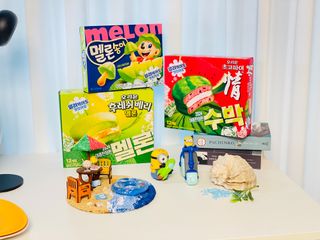 2024 오리온 여름한정판 초코파이 수박 / 후레쉬베리 멜론 / 멜론송이 — 5점을 준 리뷰어가 2024년 8월 올린 사용 사진