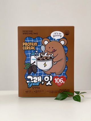 바디랩 체중조절용 프로틴시리얼 그래잇 — 4.5점을 준 리뷰어가 2022년 4월 올린 사용 사진