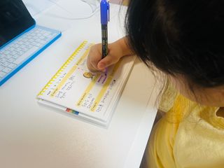 리훈 차일드라이크 워킹스마일 초등학생 스터디플래너 저학년/ 고학년 — 5점을 준 리뷰어가 2023년 2월 올린 사용 사진