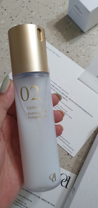 ODEAR ENDERMIC EGF COLLAGEN FLUID 오데어 엔더믹 이지에프 콜라겐 플루이드 — 5점을 준 리뷰어가 2022년 4월 올린 사용 사진