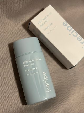 아이레시피 마일드 히알루로닉 모이스트 업 선스크린 SPF50+ PA++++ — 5점을 준 리뷰어가 2023년 5월 올린 사용 사진
