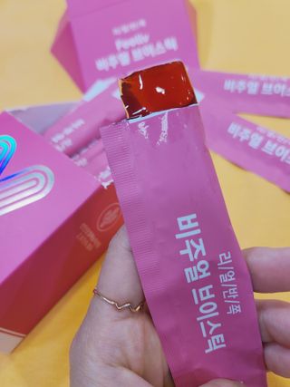 필리브 비주얼 브이스틱 — 5점을 준 리뷰어가 2021년 6월 올린 사용 사진