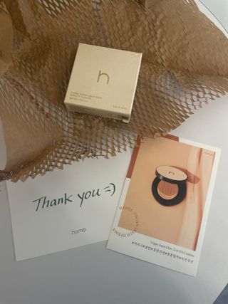 하멜 비건 아쿠아 글로우 제로핏 쿠션 — 5점을 준 리뷰어가 2022년 9월 올린 사용 사진