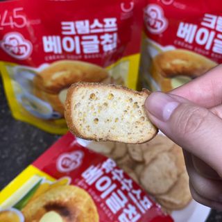 딜라이트 프로젝트 오뚜기스프 베이글칩 2종 — 5점을 준 리뷰어가 2021년 9월 올린 사용 사진