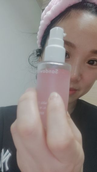 산다화 더블 이펙트 안티 링클 세럼 50ml — 4점을 준 리뷰어가 2023년 1월 올린 사용 사진