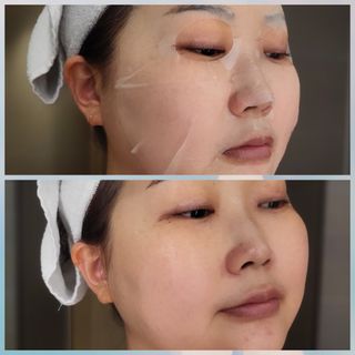세뚜아(Cettua) [세뚜아] 모이스처 밸런싱 페이셜 마스크 Cettua Moisture Balancing Facial Mask 5매 — 3점을 준 리뷰어가 2023년 12월 올린 사용 사진