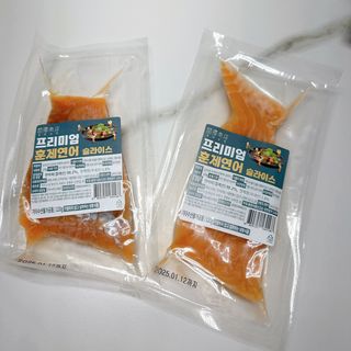 밸런스 다이어트랩 밸다랩 프리미엄 훈제연어 슬라이스 120g — 5점을 준 리뷰어가 2023년 4월 올린 사용 사진