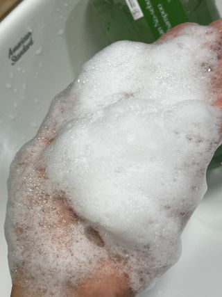 닥터시드 티트리 앤 라임 비건 지성케어 쿨 탈모 샴푸 (1000ml) — 5점을 준 리뷰어가 2023년 12월 올린 사용 사진