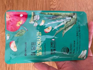 서울약사신협 잘 담은 알로애사과_70ml x 30포 — 5점을 준 리뷰어가 2021년 9월 올린 사용 사진