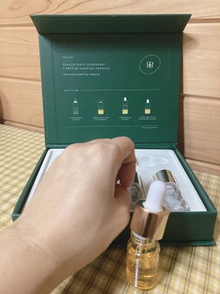 [보히케어] 컨센트레이트 이데베논 7 펩타이드 콤플렉스 앰플 — 5점을 준 리뷰어가 2023년 9월 올린 사용 사진