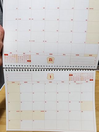리훈 2023년 곰부 체크리스트 위클리 다이어리 — 5점을 준 리뷰어가 2022년 11월 올린 사용 사진