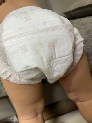 쿠잉 에어드라이  풀커버 팬티기저귀 (L/XL/XXL/XXXL) 1팩 — 5점을 준 리뷰어가 2023년 1월 올린 사용 사진