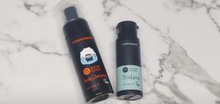 코스모먼트 부스티모 부스팅샴푸60ml + 비듬세정 진정샴푸50ml — 5점을 준 리뷰어가 2022년 1월 올린 사용 사진