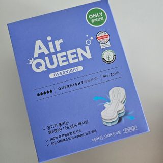 에어퀸 뉴브레스 유기농 생리대 4종 (팬티라이너 20P + 중형 10P + 대형 10P + 오버나이트 8P)_체험단 — 5점을 준 리뷰어가 2024년 5월 올린 사용 사진