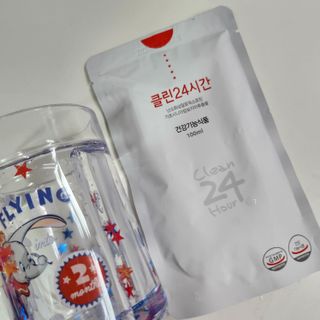 클린24시간 1BOX(5포) + 전용보틀(500ml) — 5점을 준 리뷰어가 2022년 9월 올린 사용 사진