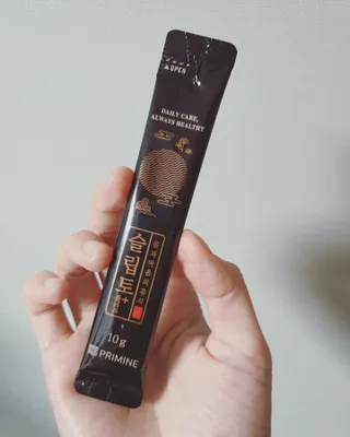 프리마인 자체 기업부설 연구소에서 찾아낸 건강한 수면의 비밀.  슬립토 플러스 30포 — 2점을 준 리뷰어가 2022년 5월 올린 사용 사진
