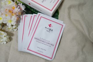 닥터마시멜로 마블러스 멀티 클리닉 마스크 — 5점을 준 리뷰어가 2021년 2월 올린 사용 사진