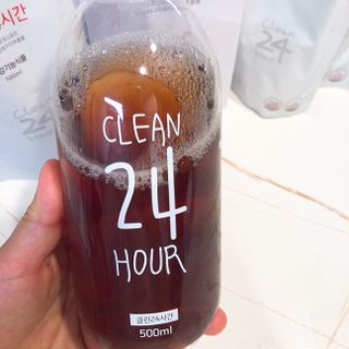 클린24시간 1BOX(5포) + 전용보틀(500ml) — 4.5점을 준 리뷰어가 2022년 7월 올린 사용 사진