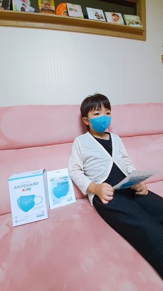 애니가드키즈 라이트 소형 5컬러 각 10매입 [크리미베이지, 코튼핑크, 블루레이크, 페일로즈, 민트그린] — 5점을 준 리뷰어가 2022년 6월 올린 사용 사진