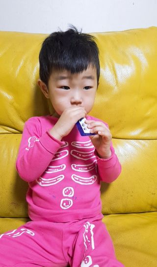 키즈텐플러스 연세 키즈텐 플러스 1개월 — 5점을 준 리뷰어가 2021년 4월 올린 사용 사진