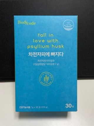 메디포스트 모비타 바디코드 식이섬유 차전자피에 빠지다 30포 — 5점을 준 리뷰어가 2022년 12월 올린 사용 사진