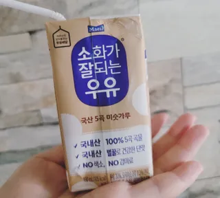 소화가 잘되는 우유 국산 5곡 미숫가루 — 5점을 준 리뷰어가 2021년 9월 올린 사용 사진
