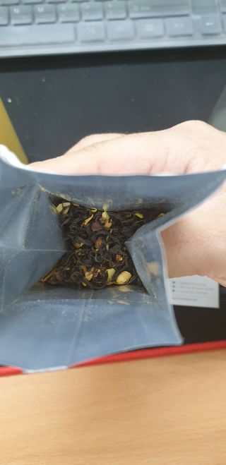 마시다 태양의 축복을 받은 프리미엄 수제 블렌딩 홍차, 골든에이지블랙티 — 5점을 준 리뷰어가 2021년 2월 올린 사용 사진