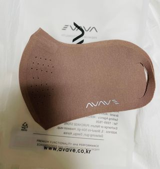 [AVAVE] 어베이브 페이스히트 스포츠 골프 방한 페이스 마스크 — 4점을 준 리뷰어가 2024년 1월 올린 사용 사진