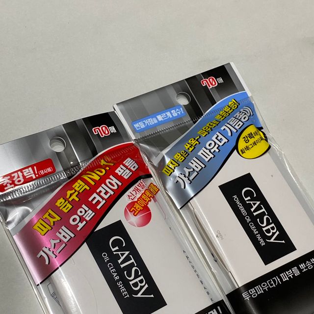 [갸스비] 기름 종이 파우더 타입 3개 세트 리뷰 사진